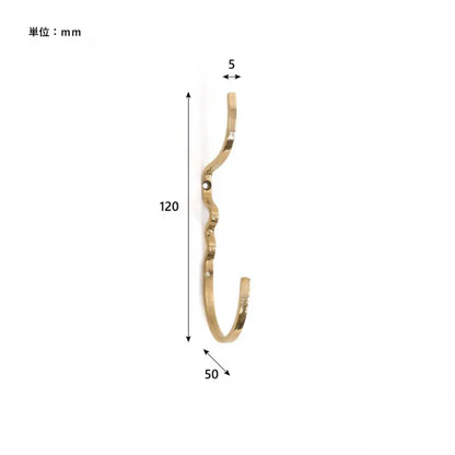 Brass Wall Coat Hook
