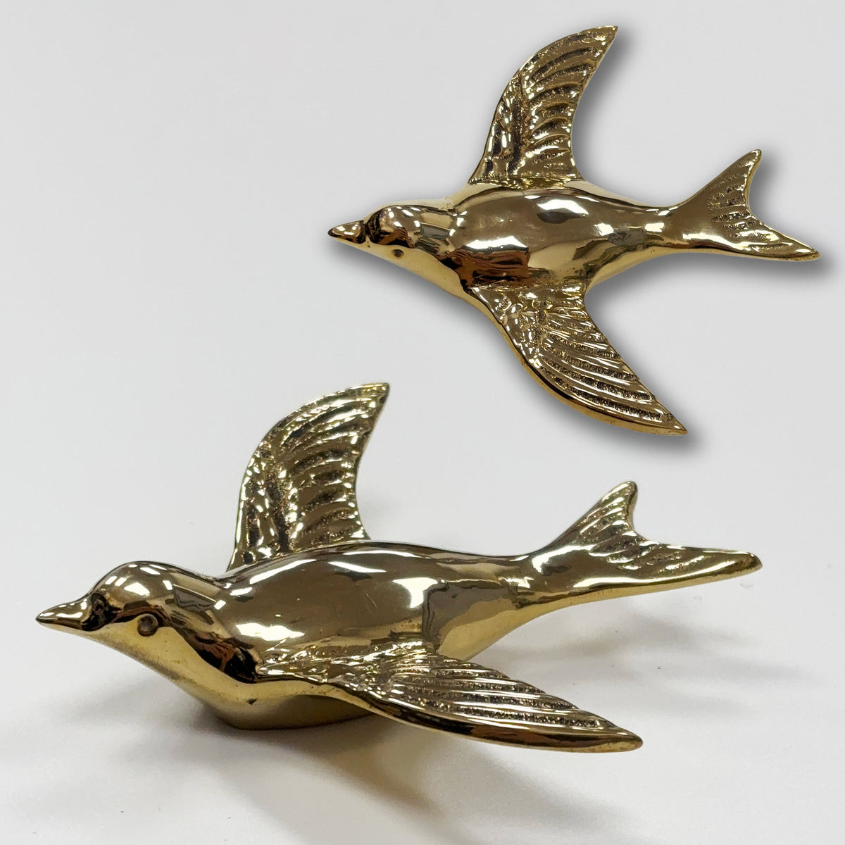 Brass Bird Paper Weight Sculpture