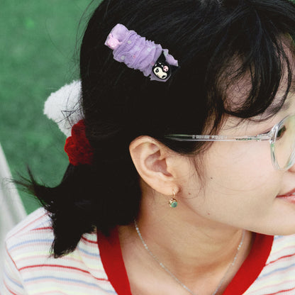 Sanrio | Kuromi and Baku Scrunchie Hair Pin Set